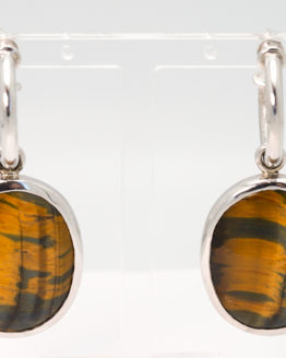 Boucles d'oreilles argent et quartz